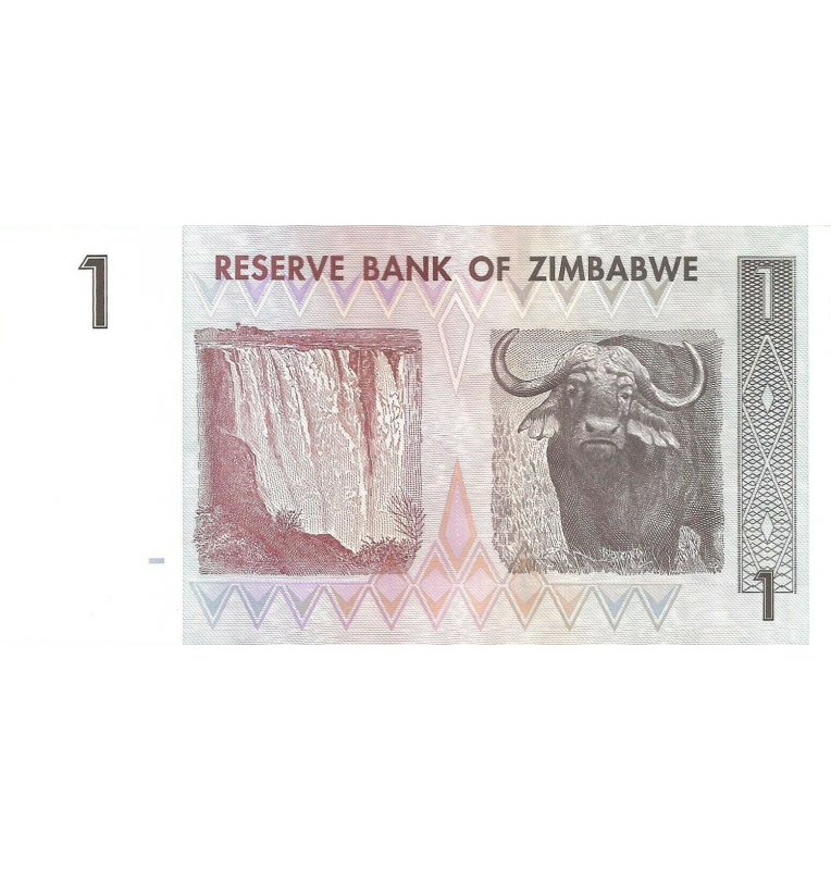 Zimbabue 1 Dólar 2007 Pick 65
